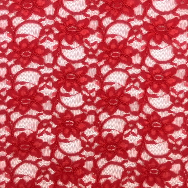 Corded Lace Red